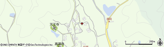 京都府綾部市小畑町（松原）周辺の地図