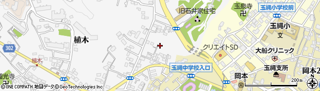 神奈川県鎌倉市植木159周辺の地図