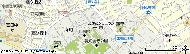 愛知県江南市前飛保町寺町217周辺の地図