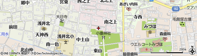 愛知県一宮市浅井町河田南之上29周辺の地図