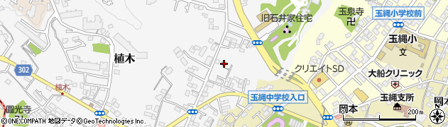 神奈川県鎌倉市植木174周辺の地図