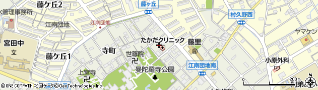 愛知県江南市前飛保町寺町214周辺の地図