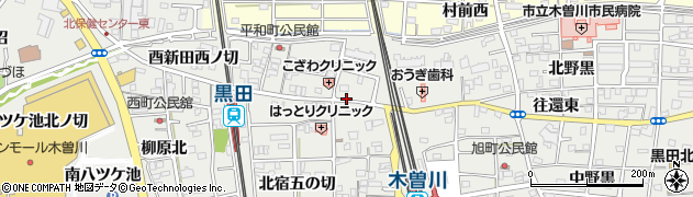 JR木曽川駅北周辺の地図
