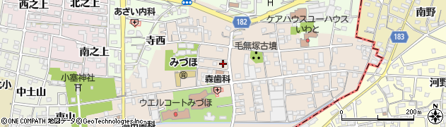 愛知県一宮市浅井町尾関同者114周辺の地図