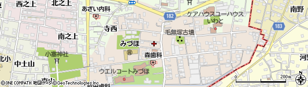 愛知県一宮市浅井町尾関同者113周辺の地図