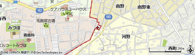 愛知県一宮市浅井町尾関同者34周辺の地図