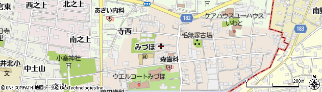 愛知県一宮市浅井町尾関同者110周辺の地図