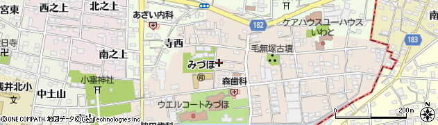 愛知県一宮市浅井町尾関同者109周辺の地図