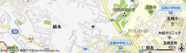 神奈川県鎌倉市植木178周辺の地図