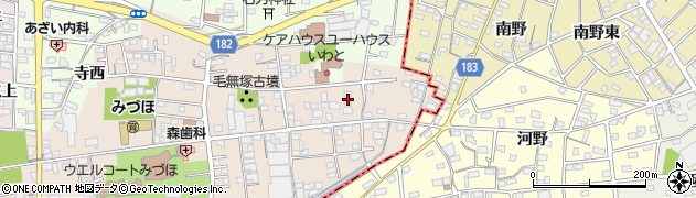 愛知県一宮市浅井町尾関同者74周辺の地図
