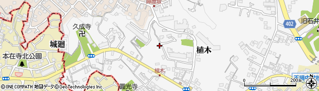 神奈川県鎌倉市植木439周辺の地図