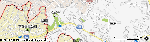 神奈川県鎌倉市植木482周辺の地図