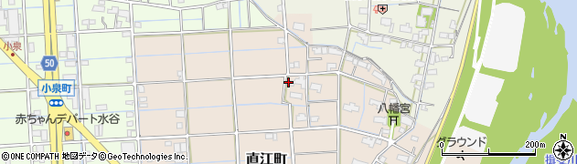 岐阜県大垣市直江町82周辺の地図