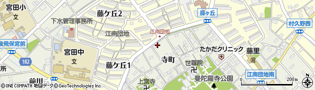 愛知県江南市前飛保町寺町46周辺の地図
