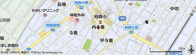 愛知県扶桑町（丹羽郡）柏森（丙寺裏）周辺の地図