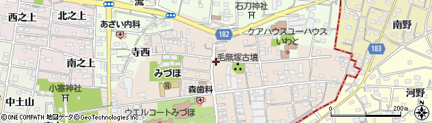 愛知県一宮市浅井町尾関（同者）周辺の地図