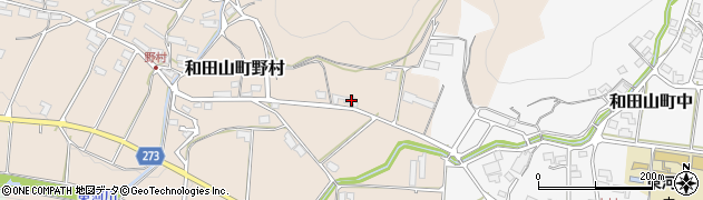 兵庫県朝来市和田山町野村635周辺の地図