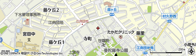 愛知県江南市前飛保町寺町69周辺の地図