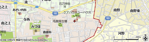 愛知県一宮市浅井町尾関同者53周辺の地図