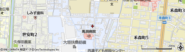 岐阜県大垣市美和町1827周辺の地図