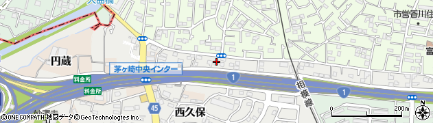 神奈川県茅ヶ崎市西久保1492周辺の地図