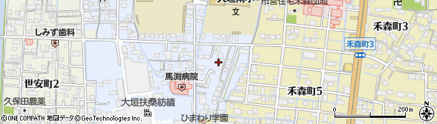 岐阜県大垣市美和町1849周辺の地図