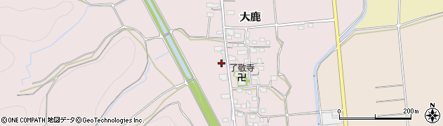 滋賀県米原市大鹿147周辺の地図