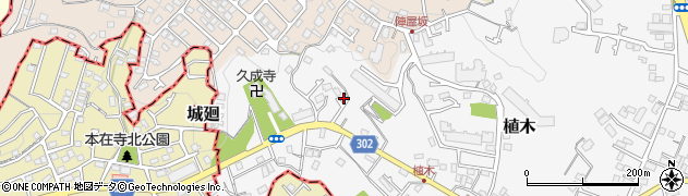 神奈川県鎌倉市植木472周辺の地図