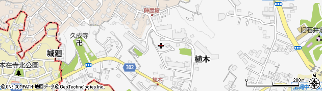 神奈川県鎌倉市植木415周辺の地図
