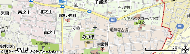 愛知県一宮市浅井町尾関同者13周辺の地図