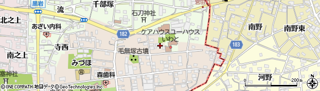 愛知県一宮市浅井町尾関同者50周辺の地図