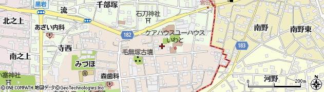 愛知県一宮市浅井町尾関同者49周辺の地図