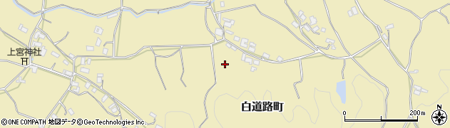 京都府綾部市白道路町周辺の地図