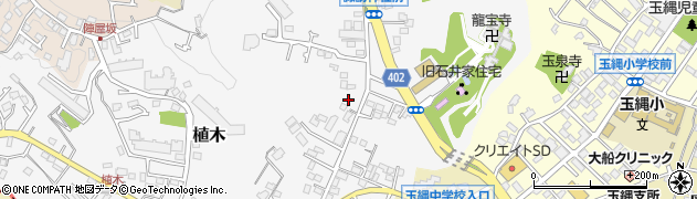 神奈川県鎌倉市植木184周辺の地図