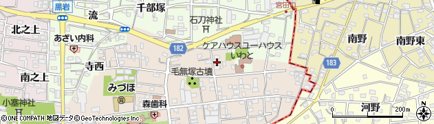 愛知県一宮市浅井町尾関同者46周辺の地図
