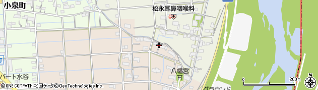 岐阜県大垣市直江町38周辺の地図