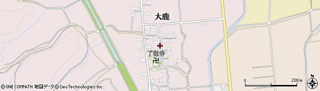 滋賀県米原市大鹿201周辺の地図