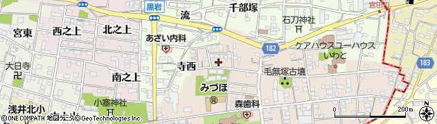 愛知県一宮市浅井町尾関同者12周辺の地図