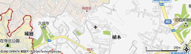 神奈川県鎌倉市植木418周辺の地図