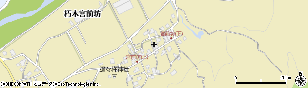 滋賀県高島市朽木宮前坊408周辺の地図