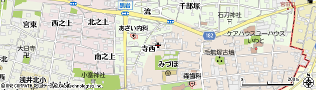 愛知県一宮市浅井町尾関同者8周辺の地図