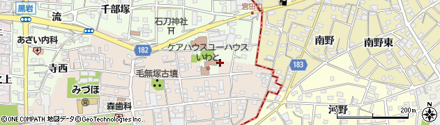 愛知県一宮市浅井町尾関同者57周辺の地図