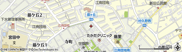 愛知県江南市前飛保町寺町93周辺の地図