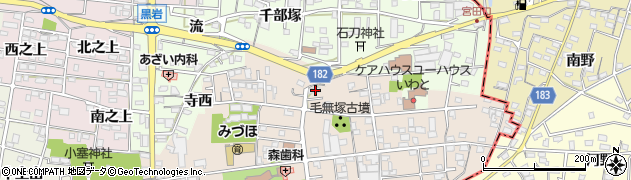 愛知県一宮市浅井町尾関同者25周辺の地図