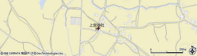 京都府綾部市白道路町河井田周辺の地図
