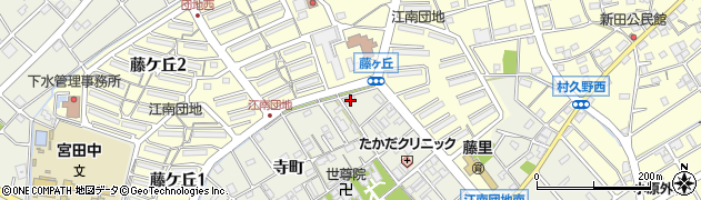 愛知県江南市前飛保町寺町90周辺の地図