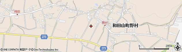 兵庫県朝来市和田山町野村231周辺の地図