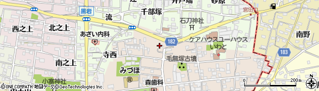 愛知県一宮市浅井町尾関同者19周辺の地図