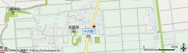 岐阜県大垣市十六町223周辺の地図