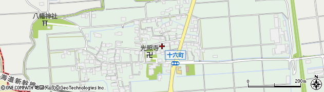 岐阜県大垣市十六町187周辺の地図